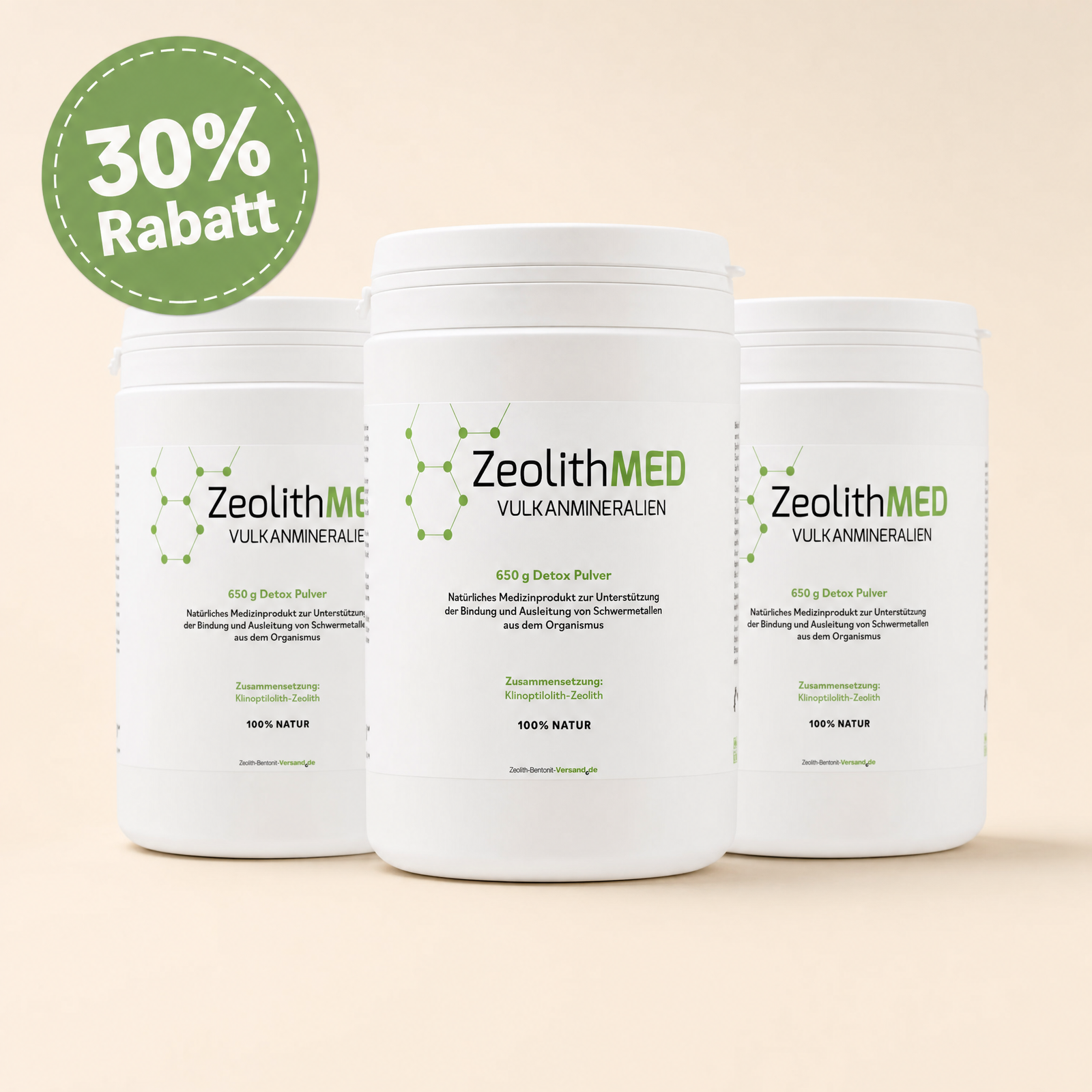 3× ZeolithMED 650g